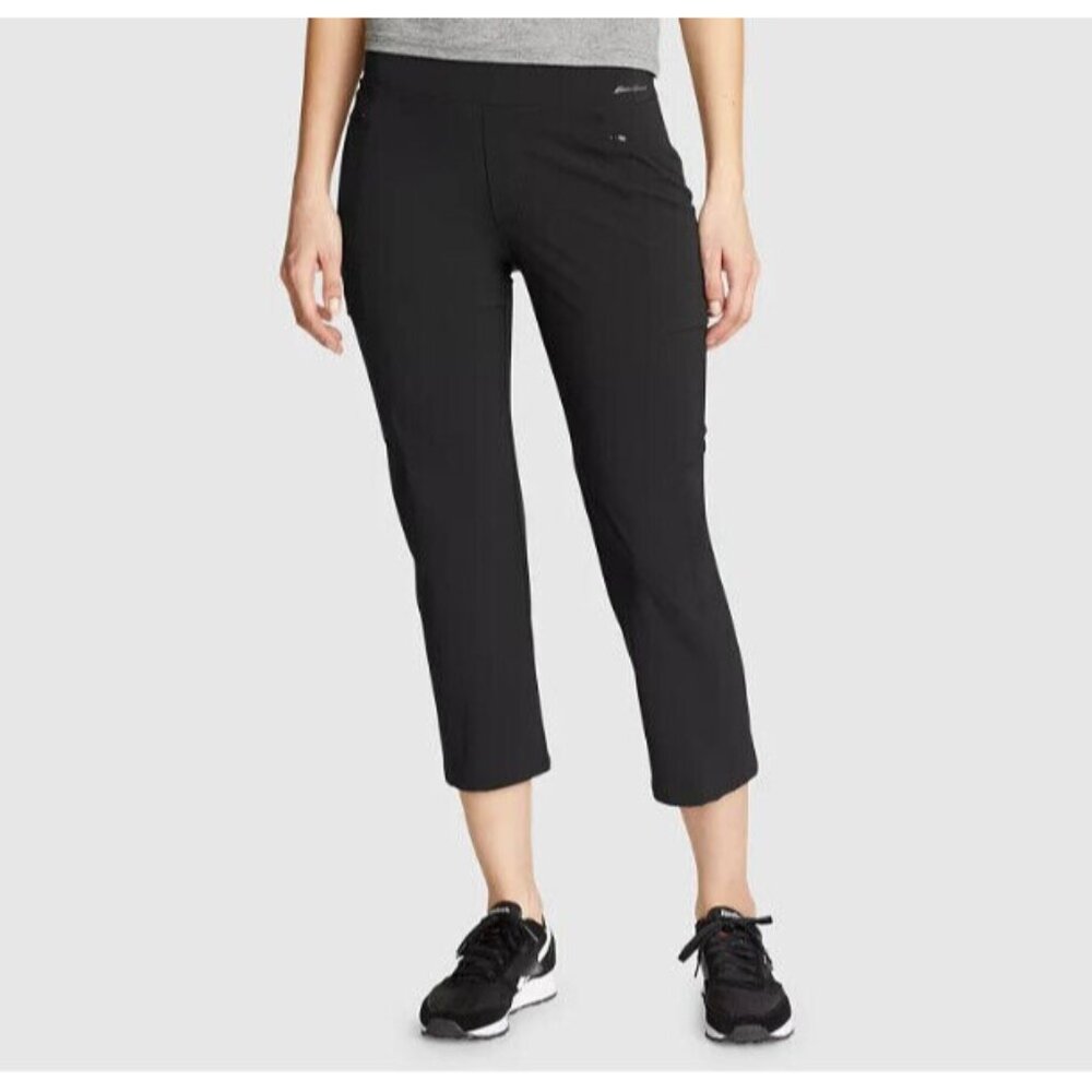 Eddie Bauer Black Capri Active Pants